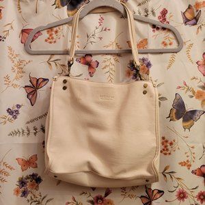 American Leather Co. White Tote Shoulder Bag